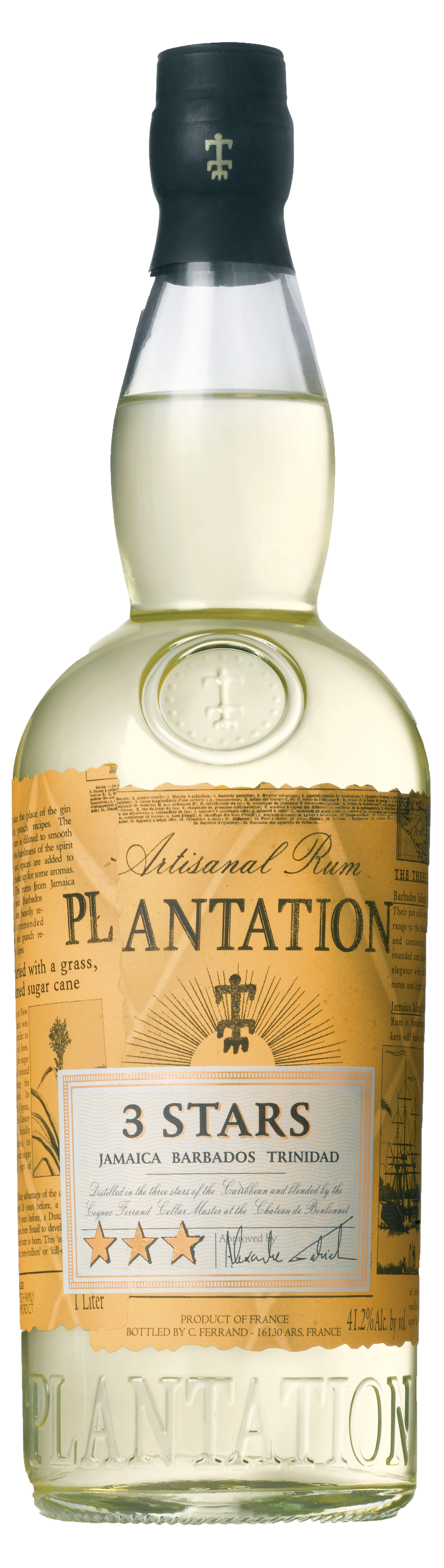 PLANTATION Rum Blanco 3 Stars 1000ml